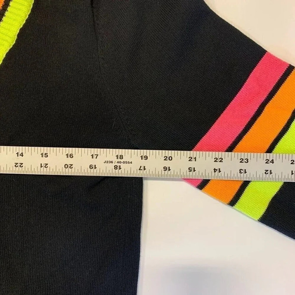 BP Be Proud By Gender Inclusive Stripe Detail Sweater In Multi Stripe SZ S NWT - Picture 8 of 9